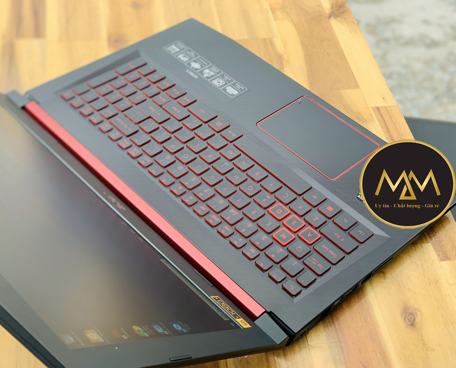 Laptop Gaming Acer Nitro 5 AN515-52 i5 8300H/ 8G/ SSD128+1000G/ GTX1050TI 4G/ Full HD/ LED ĐỎ/ Chuyên Game2