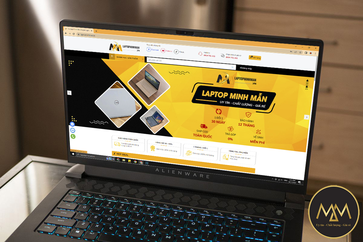 DELL ALIENWARE M15 R7 2022 I7 12700H/ RAM 16GB/ SSD 512GB/ 15INCH FHD 165Hz/ RTX 3050 Ti 4GB/ GAMING ĐỒ HỌA CỰC MẠNH/ GIÁ RẺ4