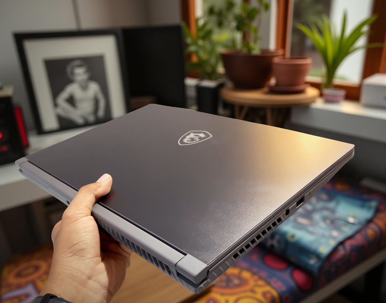 MSI THIN A15 B7UC RYZEN 5 7535HS RTX 3050 4GB 15.6INCH FHD 144Hz LED XANH GIÁ RẺ4