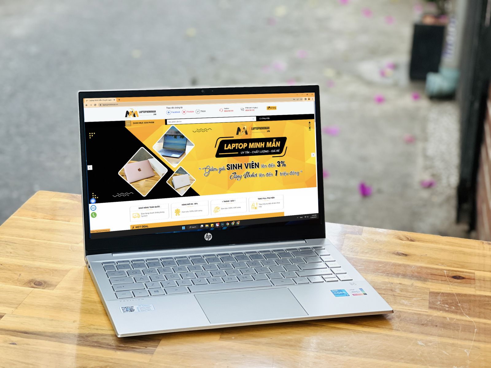 HP PAVILION 14 DV0536TU I5 1135G7/ 8GB/ SSD 256GB/ 14inch Full HD Viền Siêu Mỏng/ Vỏ Nhôm/ Laptop Ultrabook cao cấp/ Giá rẻ