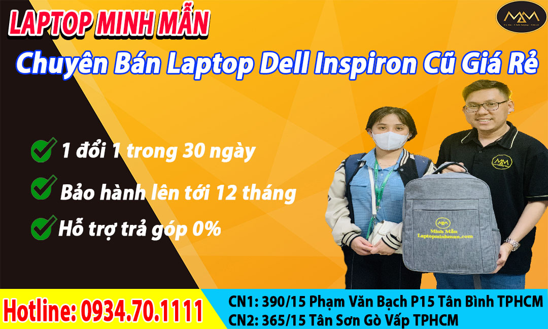 Dell Inspiron Cũ Đẹp Giá Rẻ