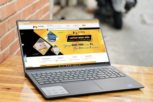 Laptop cũ giá rẻ 99% DELL INSPIRON 3510/ N4020/ SSD 128GB/ 15.6inch Tràn Viền/ Gọn Nhẹ/ Vân Chống Trầy/ Giá rẻ